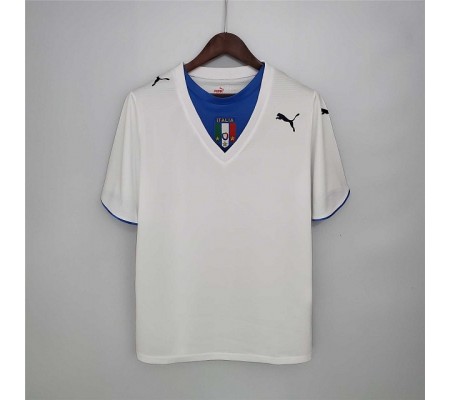 Italy 2006 World Cup Away White Soccer Jersey